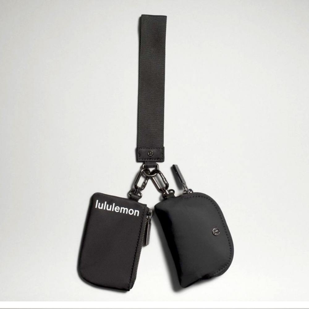 Lululemon Dual Pouch Wristlet - Black